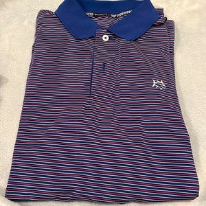 Men’s size small southern tide polo. Red/white/blue colors.